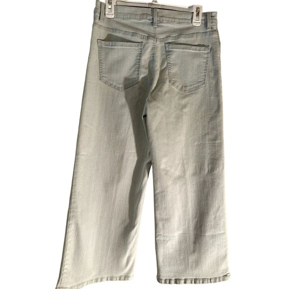 Gloria Vanderbilt Slimming Effect Wide-Leg Denim Jeans Light Women's Size 8 - Picture 2 of 14